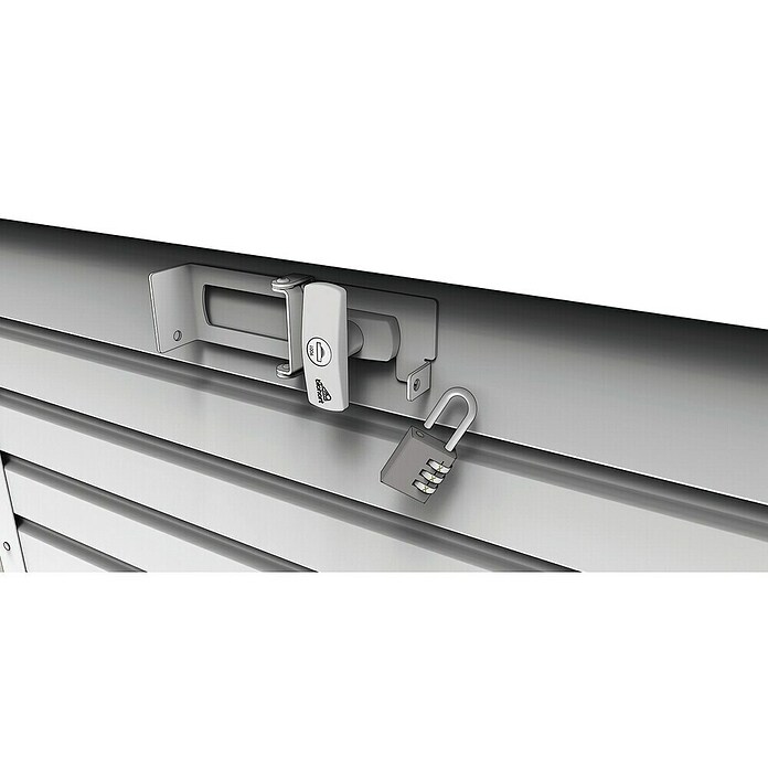 Biohort Paketbox 100 (L x B x H: 101 x 46 x 61 cm, Silbermetallic) | BAUHAUS
