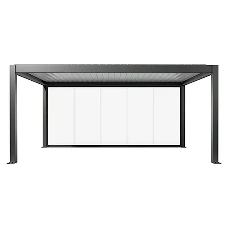 Biohort Pergola Schiebewand aus Glas