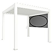 Biohort Pergola Sonnenschutz Rollo manuell (272 x 10 x 235 cm, Passend für Biohort Pergola Lamellenpavillon Gr. 3, Weiß) | BAUHAUS