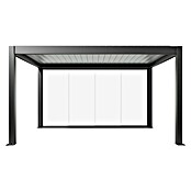 Biohort Pergola Schiebewand aus Glas (Passend für Biohort Pergola Lamellenpavillon Gr. 4,5, Dunkelgrau Metallic) | BAUHAUS