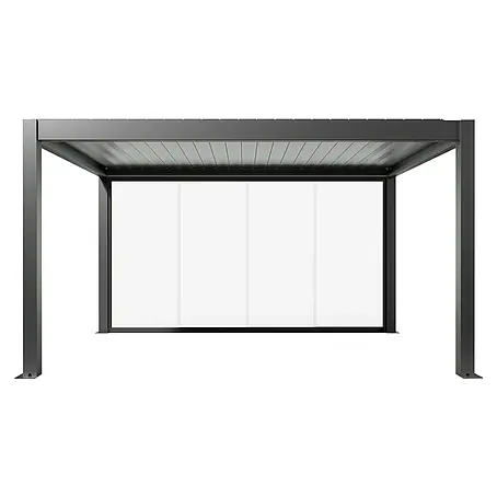 Biohort Pergola Schiebewand aus Glas
