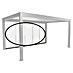 Biohort Pergola Schiebewand aus Glas 