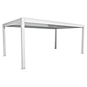 Biohort Lamellenpavillon Gr. 6 (B x T: 608 x 367,5 cm, Weiß, Material Gestell: Stahl) | BAUHAUS