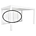 Biohort Pergola Schiebewand aus Glas 