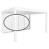 Biohort Pergola Schiebewand aus Glas (Passend für Biohort Pergola Lamellenpavillon Gr. 4,5, Weiß) | BAUHAUS