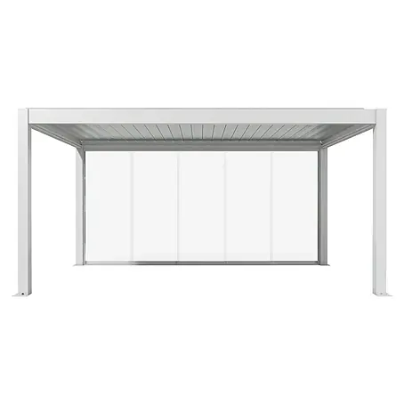Biohort Pergola Schiebewand aus Glas