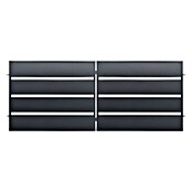 Polbram Ograjna vrata Lana  (4 x 1,58 m, Antracit, Kovina) | Kovinska ograjna vrata | Vrtna in ograjna vrata | Ograje in zastori | Vrt in prosti čas | Izdelki | BAUHAUS
