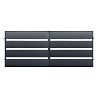 Polbram Vrata za ogradu Lana (4 x 1,58 m, Antracit, Metal)