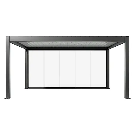 Biohort Pergola Schiebewand aus Glas
