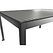 Biohort Pergola Lamellenpavillon Gr. 5 (B x T: 515,5 x 367,5 cm, Quarzgrau Metallic - Silber Metallic, Material Gestell: Stahl) | BAUHAUS