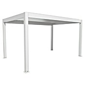 Biohort Lamellenpavillon Gr. 4,5 (B x T: 460 x 312 cm, Weiß - Silber Metallic, Material Gestell: Stahl) | BAUHAUS