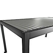 Biohort Lamellenpavillon Gr. 5,5 (B x T: 552,5 x 312 cm, Quarzgrau/Silber Metallic, Material Gestell: Stahl) | BAUHAUS