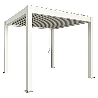Biohort Pergola Gr. 3 (B x T: 312 x 312 cm, Weiß, Material Gestell: Stahl)