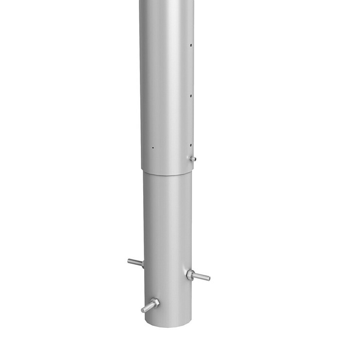 Biohort Zaunpfosten zum Einbetonieren (Höhe: 90 cm, Durchmesser: 40 mm, Silber) | BAUHAUS