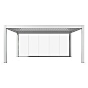 Biohort Pergola Schiebewand aus Glas (Passend für Biohort Pergola Lamellenpavillon Gr. 5,5, Weiß) | BAUHAUS