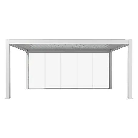 Biohort Pergola Schiebewand aus Glas