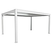 Biohort Lamellenpavillon Gr. 5 (B x T: 515,5 x 367,5 cm, Weiß - Silber Metallic, Material Gestell: Stahl) | BAUHAUS