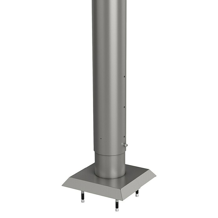 Biohort Zaunpfosten zum Andübeln (Höhe: 135 cm, Durchmesser: 40 mm, Quarzgrau Metallic) | BAUHAUS