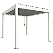 Biohort Pergola Gr. 3 (B x T: 312 x 367,5 cm, Weiß - Silber Metallic, Material Gestell: Stahl) | BAUHAUS