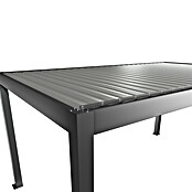 Biohort Lamellenpavillon Gr. 5 (B x T: 515,5 x 312 cm, Quarzgrau/Silber Metallic, Material Gestell: Stahl) | BAUHAUS