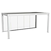 Biohort Pergola Schiebewand aus Glas (Passend für Biohort Pergola Lamellenpavillon Gr. 5,5, Weiß) | BAUHAUS