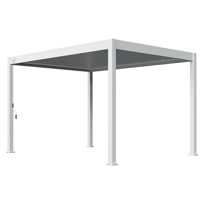 Sunfun Paviljon z lamelami Toluca  (300 x 400 cm, Material ogrodja: Aluminij, Bela) | 8298 - Gartenzelte/Pavillons | ICFA - Sonnenschutz | ICF - Sonnenschutz | IC - Freizeit im Garten | I - Stadtgarten | BAUHAUS