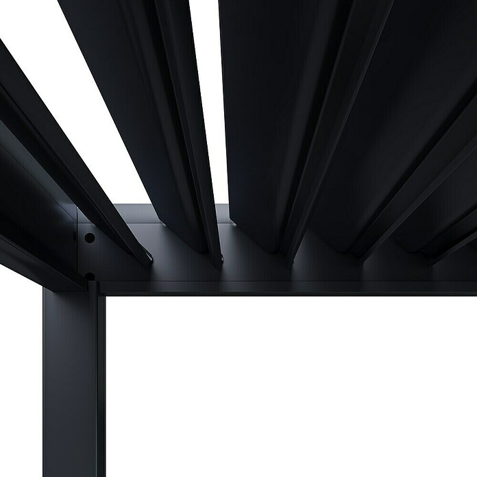 Sunfun Pergola Toluca  (300 x 400 cm, Materijal postolja: Aluminij, Antracit) | BAUHAUS