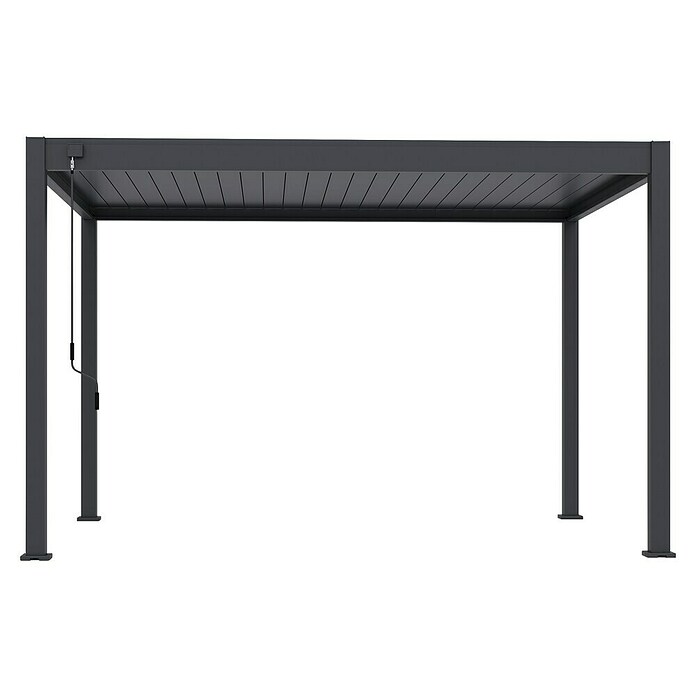 Sunfun Pergola Toluca  (300 x 400 cm, Materijal postolja: Aluminij, Antracit) | BAUHAUS