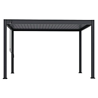 Sunfun Paviljon s letvicama Toluca (300 x 400 cm, Materijal postolja: Aluminij, Antracit)