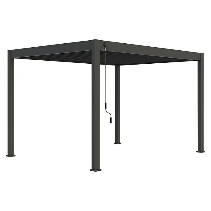 Sunfun Pergola Toluca  (300 x 400 cm, Materijal postolja: Aluminij, Antracit) | BAUHAUS