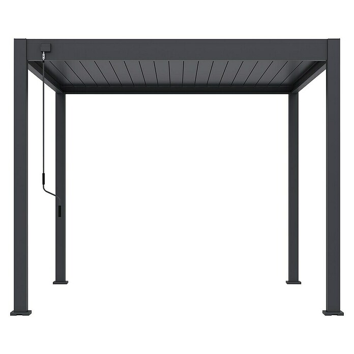 Sunfun Paviljon z lamelami Toluca  (300 x 300 cm, Material ogrodja: Aluminij, Antracit) | 8298 - Gartenzelte/Pavillons | ICFA - Sonnenschutz | ICF - Sonnenschutz | IC - Freizeit im Garten | I - Stadtgarten | BAUHAUS