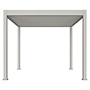 Sunfun Paviljon z lamelami Toluca (300 x 400 cm, Material ogrodja: Aluminij, Peščena barva)