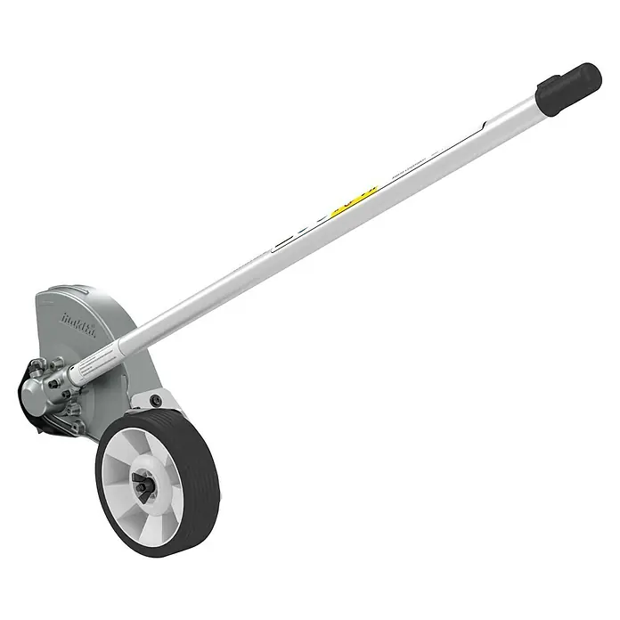 Makita Rasentrimmeraufsatz EE400MP - Passend für: DUX18, DUX60, UX01G - Hellgrauer Rollenmarkierer mit langem Griff und schwarzem Handgriff.