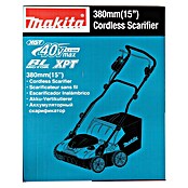 Makita XGT 40V max. Escarificador de batería UV001GZ (Número de baterías: Sin batería, 40 V, Anchura de trabajo: 38 cm) | BAUHAUS