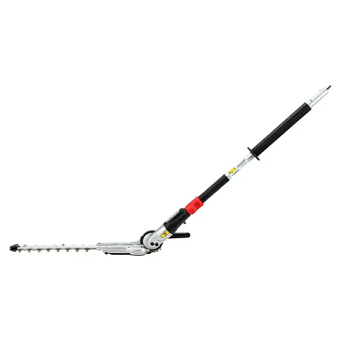 Makita Gras- & Strauchscherenaufsatz EN420MP - Passend für: DUX18, DUX60, UX01G - Makita Stielheckenschere mit langem schwarz-silbernem Stiel, rotem Gelenk und silberner Schneidklinge.