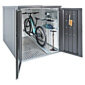 Biohort MiniGarage Fahrradgarage L (Dunkelgrau Metallic, Außenbreite inkl. Dachüberstand: 145 cm, Außentiefe inkl. Dachüberstand: 203 cm) | BAUHAUS
