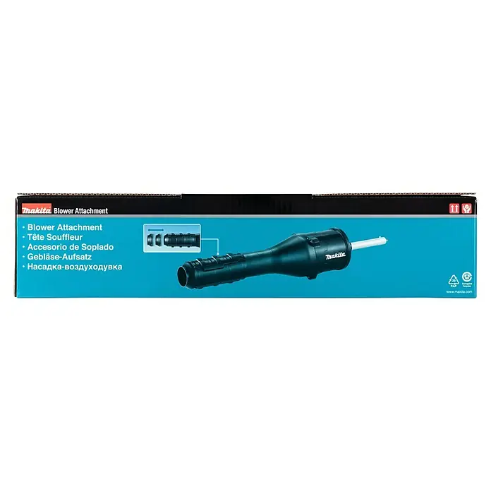 Makita Gebläseaufsatz UB402MP - Passend für: DUX18, DUX60, UX01G - Schwarzer Makita Gebläse-Aufsatz mit weißer Düse.