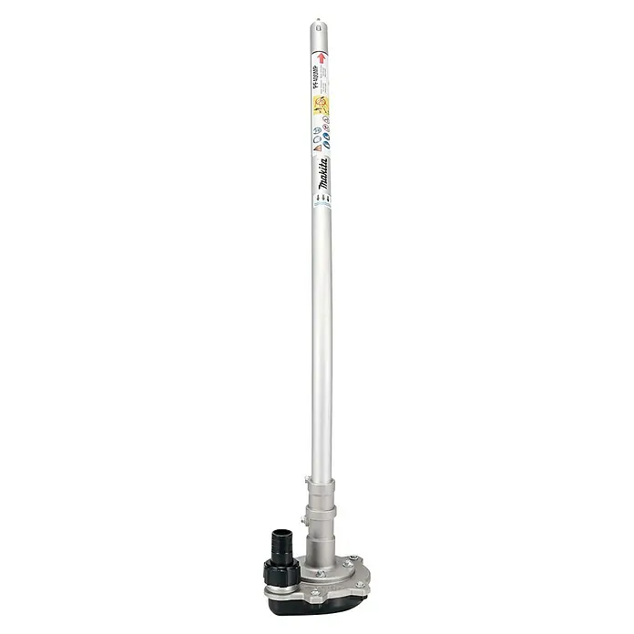 Makita Tauchpumpen-Anschlussstück PF400MP - Passend für: DUX18, DUX60, UX01G - Makita PF400MP Tauchpumpen-Schaft mit Basis, silberfarbener Metallschaft mit grauem und schwarzem Pumpenaufsatz.