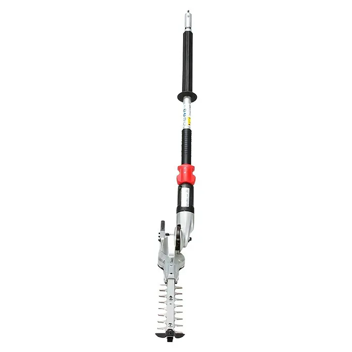 Makita Gras- & Strauchscherenaufsatz EN420MP - Passend für: DUX18, DUX60, UX01G - Silber-schwarzer Heckenscherenaufsatz mit scharfen Klingen und rotem Verstellknopf.