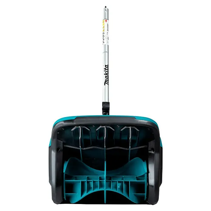 Makita Multifunktionswerkzeug-Zubehör Schneefräsen-Aufsatz SN400MP - Passend für: DUX18, DUX60, UX01G - Makita Schneeschaufel-Aufsatz mit türkisfarbener Schnecke und schwarzem Gehäuse.