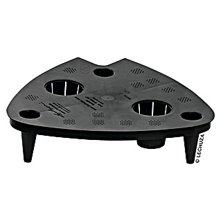 Lechuza Trennboden Delta (Kunststoff, Schwarz, Passend für: Delta 30, 2 Stk.)