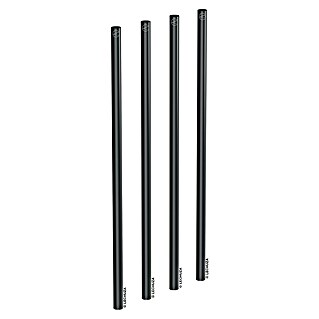 Lechuza Stützrohr Cubico (Kunststoff, Schwarz, Passend für: Cubico 30)