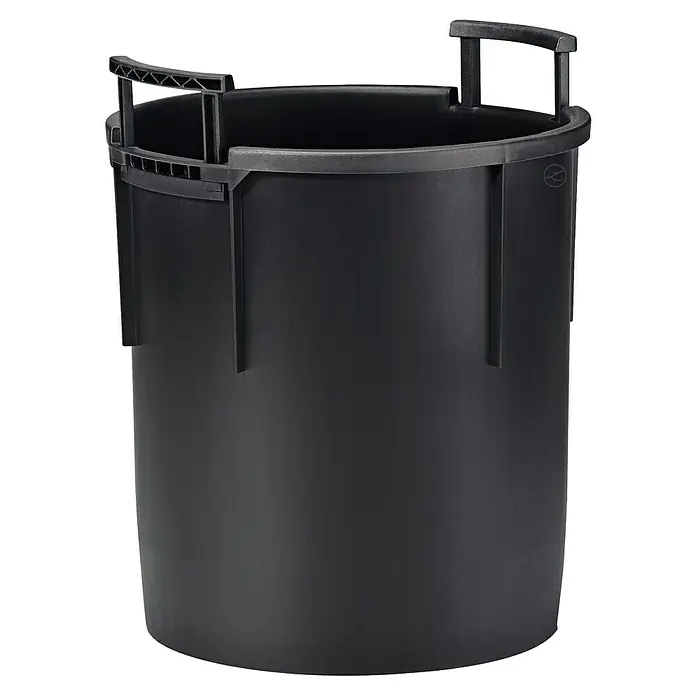 Lechuza Pflanzkasten-Einsatz - Kunststoff, Schwarz, Passend für: Cilindro 32 / Pflanztasche 32 - Schwarzer Kunststoffeimer mit zwei integrierten Griffen.