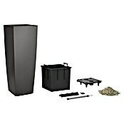 Lechuza Pflanzsäule eckig Cubico Alto (Außenmaß (L x B x H): 39,5 x 39,5 x 105 cm, Kunststoff, Anthrazit) | BAUHAUS