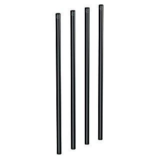 Lechuza Stützrohr Cubico (Kunststoff, Schwarz, Passend für: Cubico 40)