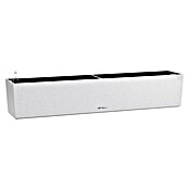 Lechuza Balconera Balkonkasten Stone (Max. Außenlänge: 100 cm, Höhe: 19 cm, Quarzweiß) | BAUHAUS