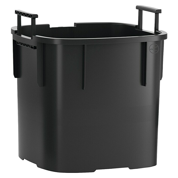 Lechuza Pflanzkasten-Einsatz Pila (31,5 x 31,5 x 29,5 cm, Kunststoff, Schwarz, Passend für: Pila Color High) | BAUHAUS