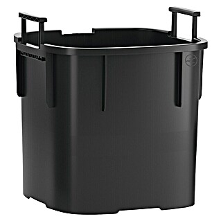 Lechuza Pflanzkasten-Einsatz Pila (31,5 x 31,5 x 29,5 cm, Kunststoff, Schwarz, Passend für: Pila Color High)