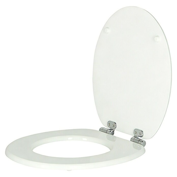 Poseidon WC-Sitz Sari (MDF, Weiß, Mit Absenkautomatik) | BAUHAUS