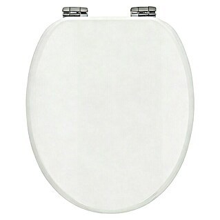 Poseidon WC-Sitz Sari (MDF, Weiß, Mit Absenkautomatik)